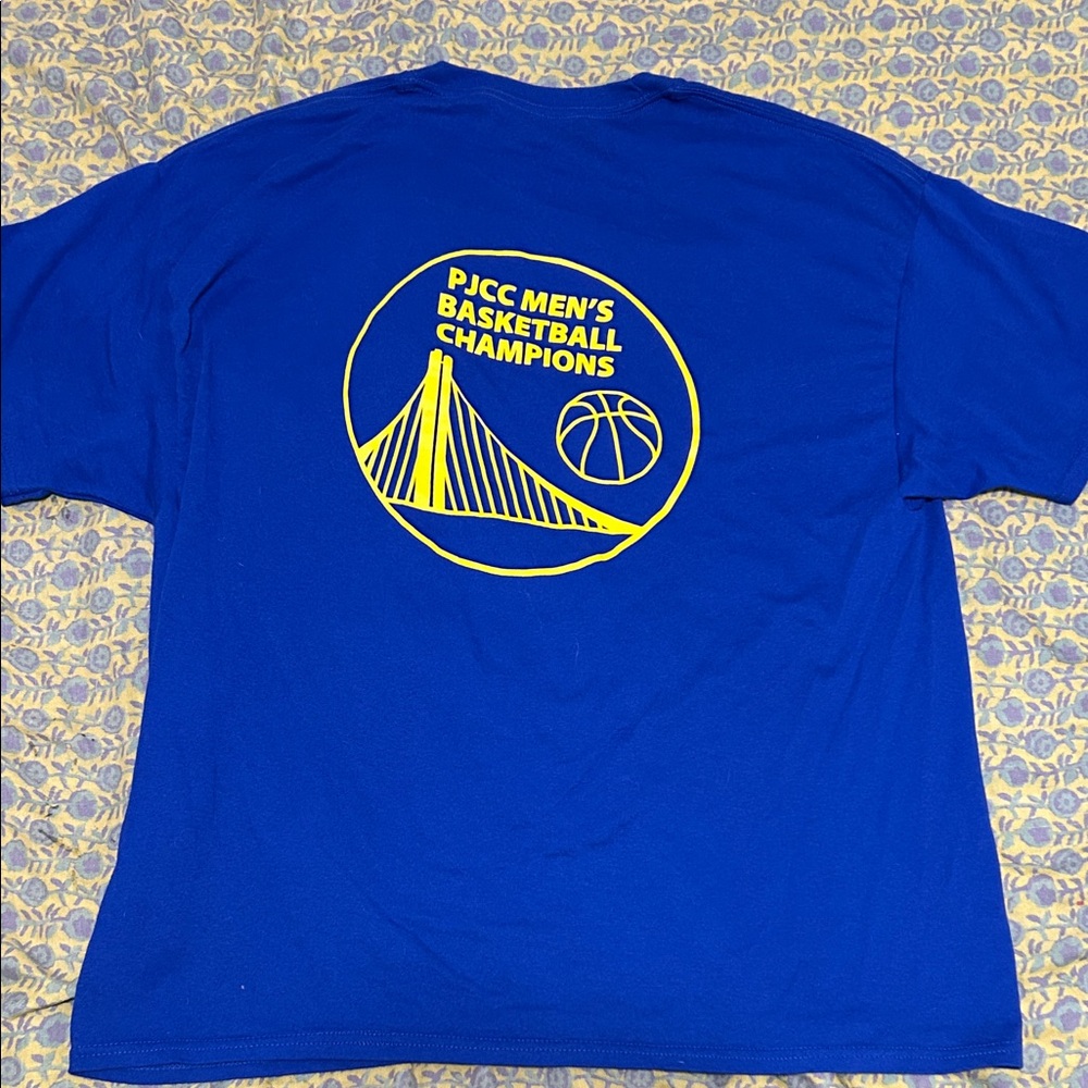 Hanes ComfortBlend Navy T-Shirt - Picture 3 of 3
